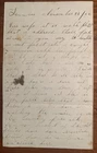 95th Illinois Infantry Civil War Letter  Negros Belong To Uncle Sam Not Slave