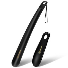 Long Plastic Shoe Horn,Plastic ShoeHorn Long Handle for Seniors Men Women 16'...
