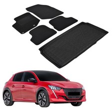 Kofferraumwanne Fußmatten Set Für Peugeot 208 Ab 2020