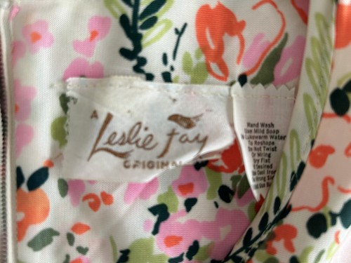Maxi abito vintage Leslie Fay anni 70 S - Foto 5 di 6