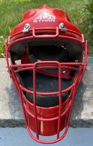 AD Starr A.D. Youth Baseball Catcher’s Mask Red Adjustable Padded 7 - 7.5