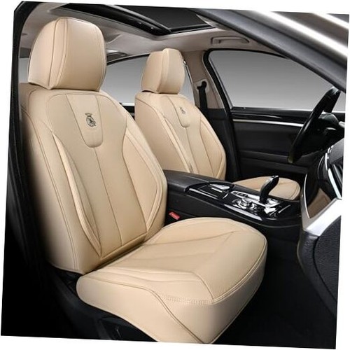Leather Front Seat Covers, Waterproof Seat Cover for Cars 2 PCS, Luxury