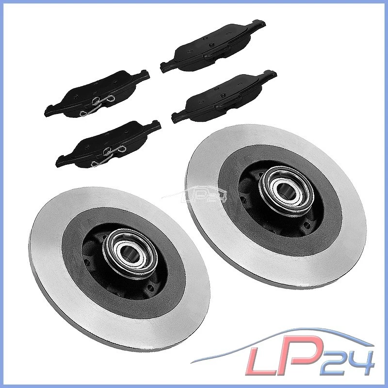 2x DISQUE+4x GARNITURE DE FREIN ARRIÈRE PLEIN Ø300 POUR RENAULT LAGUNA 3 2007- - Photo 3/4