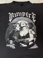 Vintage Vampire Tim Bradstreet Horror Fashion Victim  XL T-shirt Punisher Y2K