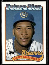 1989 Topps #343 Gary Sheffield RC Rookie Baseball Card 0302G. rookie card picture