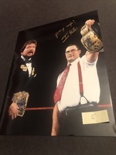 IRS Irwin R Schyster Autographed 8x10 Signed Wrestling Photo Mike Rotunda WWE E