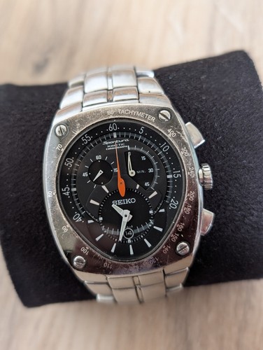 Seiko Sportura Kinetic Chronograph 7L22-0AD0 - USED - Foto 3 di 17