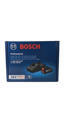 Bosch Professional 18V Akku Starter-Set (1x GBA 4.0Ah Akku + Schnell-Ladegerät)