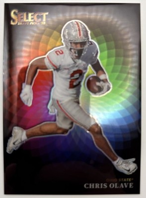 2022 Panini Select Draft Picks Color Wheel Chris Olave RC - SP Case Hit!!!