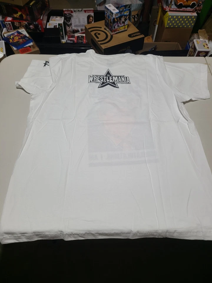 Camisa Para Hombres WWE Vince McMahon Devil Wrestlemania Doble Cara Talla XXL 2XL NUEVA CON ETIQUETAS Foto 2 de 4