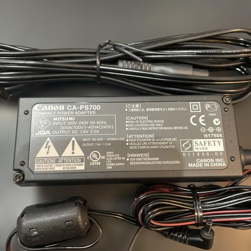 Canon CA-PS700 Original Kamera Akku Ladegerät Adapter gebraucht, schöner Zustand - Bild 3 von 6