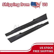 2PCS Side Skirts Extension Panels Fits 2007-2013 BMW E92 E93 3-Series M3 Style