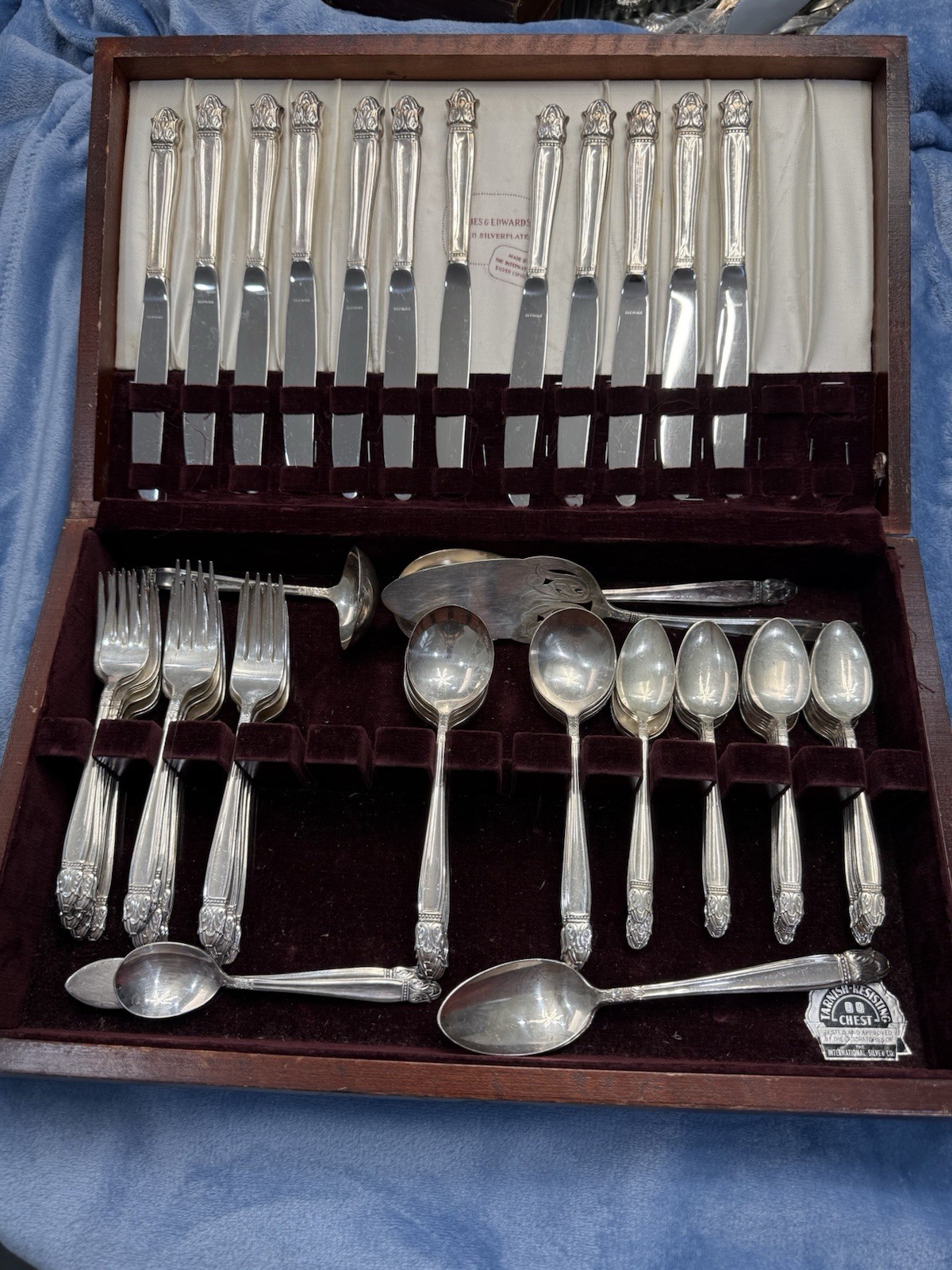 Holmes and Edwards Danish Princess (Silverplate, 1938) Service for 10 + Bonus