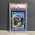 2024 PANINI DONRUSS #327 CALEB WILLIAMS OPTIC PREVIEW-BLUE SCOPE RC PSA 10