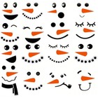 Removable Wall Decals Snowman Designed Stickers Craft Decoration