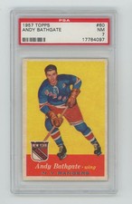 1957-58 Topps #60 Andy Bathgate PSA 7 HOF