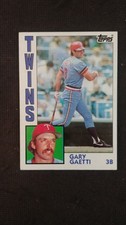 1984 Topps baseball card # 157 Gary Gaetti  ( VG to EX )
