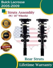 New OE Rear Struts For 2005-2009 Buick Lacrosse W/16" Wheels Lifetime Warranty