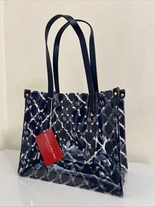 C'est bon & Bourke BD Logo Medium Transparent Shopper sac de rangement scolaire Marine