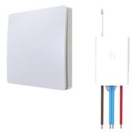 Kalb | Drahtloses 230V Funkschalter Set Wandschalter Lichtschalter Batterielos