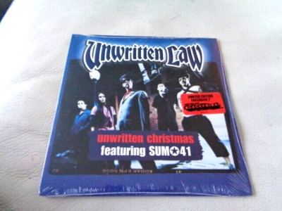Unwritten Law & Sum 41   Unwritten Christmas New 7  Vinyl RSD 2018 Please Come H