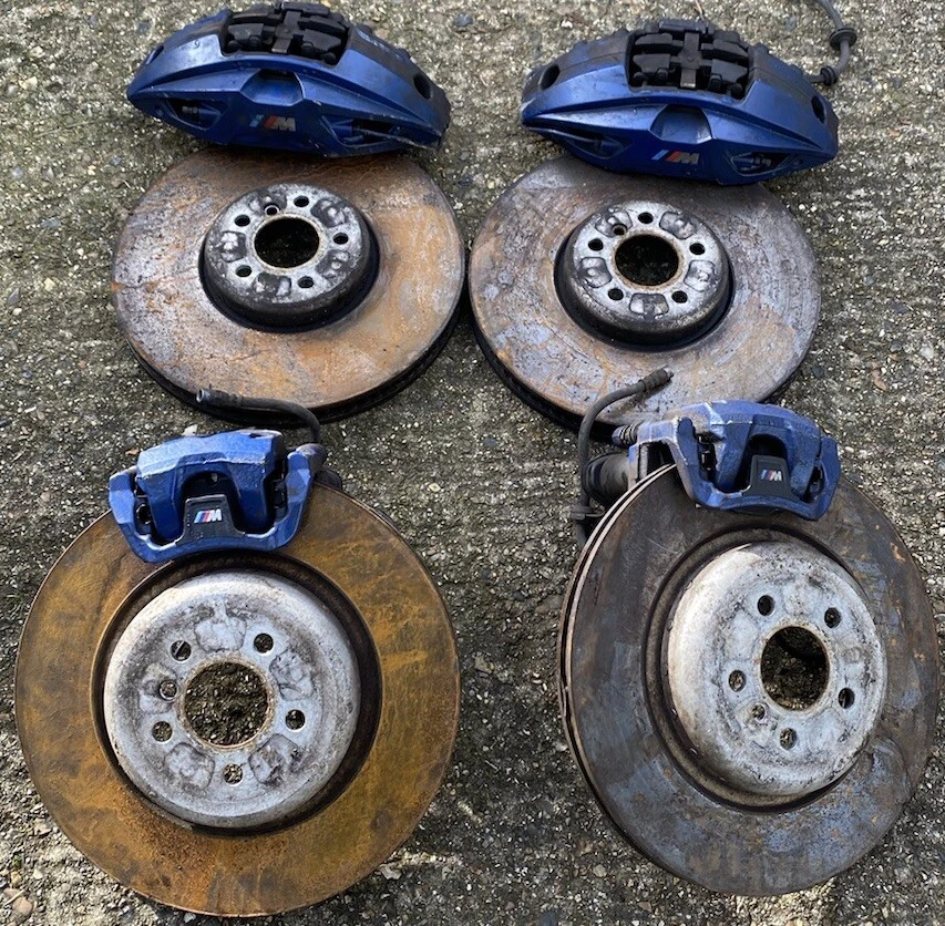 BMW 5 7 SERIES G11 G30 M SPORT BREMBO CALLIPERS DISCS 348/345mm 