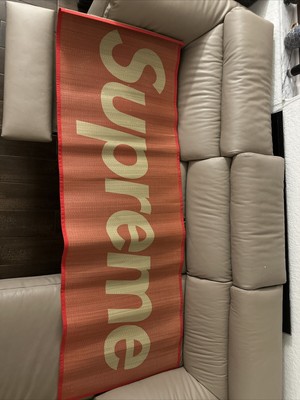 日本未発売】Supreme Woven Straw Mat Black