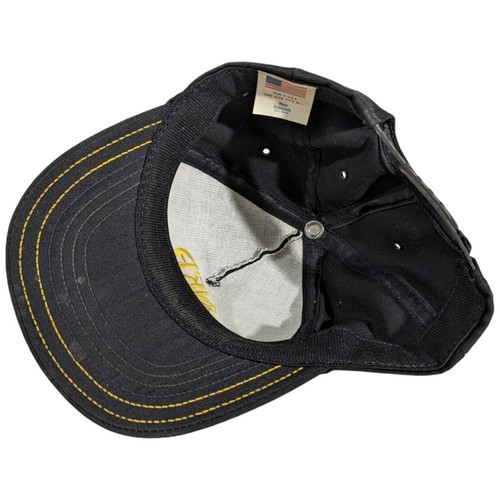 NRA Life Member Hat Snapback Black Gold 2 Stripe Made USA - Picture 10 of 16
