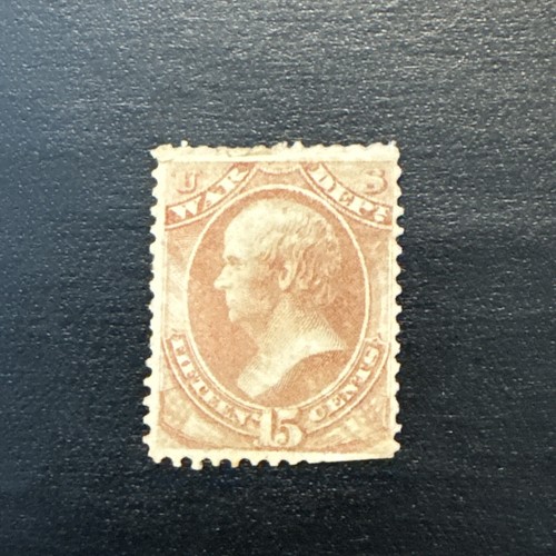US Scott #O90…Hinged Ng War Dept 15c Official - Picture 1 of 2