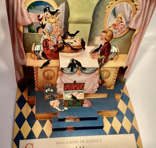 1940's Geraldine Clyne Complete Set (8) Pop-Up Nursery Rhyme Books - Imagen 8 de 15