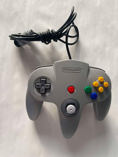Official Nintendo 64 GRAY Controller N64 Remote NUS-005 NUS A CG games Used GOOD - Picture 2 of 16