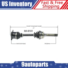 Fits 1997-2003 2004 Mitsubishi Montero Sport 4WD Front Right CV Axle CV Joint