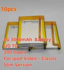10pcs 3800mAh Battery Upgrade replacement for iPod video/ classic Thin