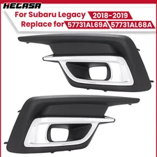 Driver & Passenger Side Fog Light Trim Cover Bezel For Subaru Legacy 2018-2019