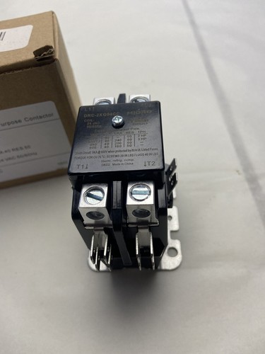 Migro Definite Purpose Contactor 120VAC 50/60Hz DRC-3XT04CG Coil 3 Pole - Picture 3 of 5