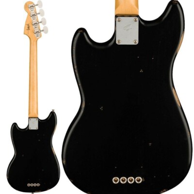 ベース Fender Mustang Bass JMJ Road Worn Black Fender JMJ Road Worn Mustang Bass Black Brand NEW | eBay
