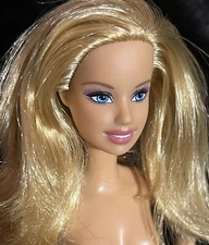Fully Articulated Blonde Mattel Fashion Barbie Doll - Nude For OOAK -G-21