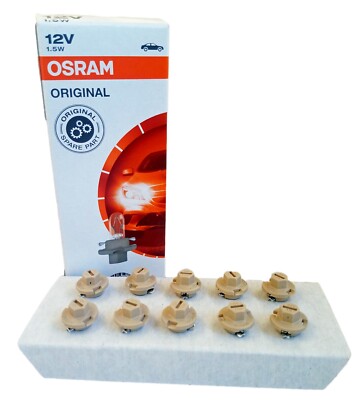MFX6 BX8,4d 1,5W 1 St. OSRAM 10 Stück Instrumentenbeleuchtung 2452MFX6