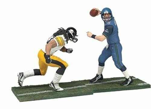 Matt Hasselbeck & Troy Polamalu フィギュア McFarlane Toys NFL 2pack Troy Polamalu Steelers Matt Hasselbeck