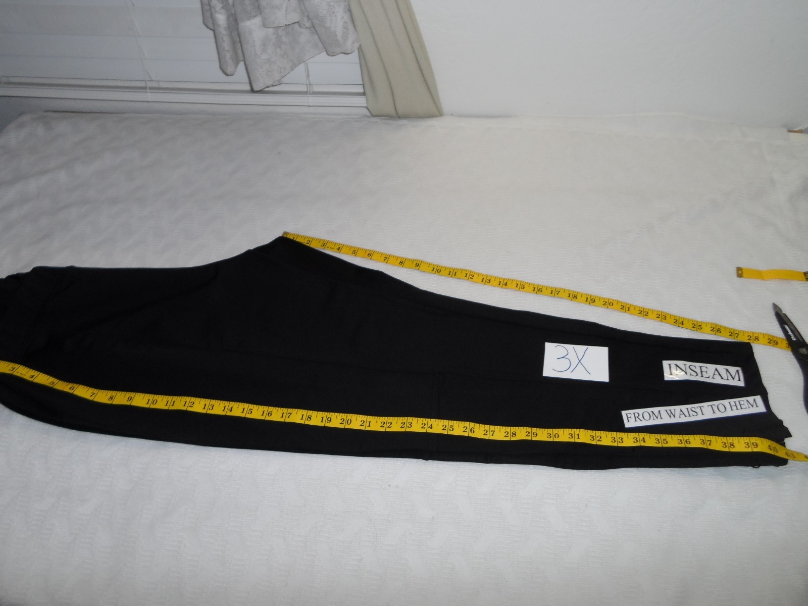 Mynt 1792 Seam & Zip Detail Coated Leggings (Plus Size) Black size 3X-NWOT $128