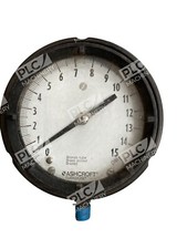 Ashcroft Duragauge Bronze Tube Brass Socket Brazed Pressure Gauge 0-15PSI