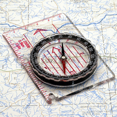  5 Compass Clear Map Navigation Boy Girl Camping Hiking Scouts Outdoor Traveling