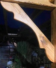 Pergola Corner & Middle Post Knee Brace, Smooth Pressure Treated Wood x 2