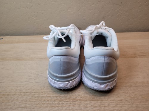 Nike Baseball Alpha Huarache Elite 4 Turf Shoes White Grey Mens 7.5 # FD2743-100 - Picture 6 of 8