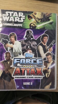 Topps Star Wars Force Attax Movie Cards Collection Binder Series 2
