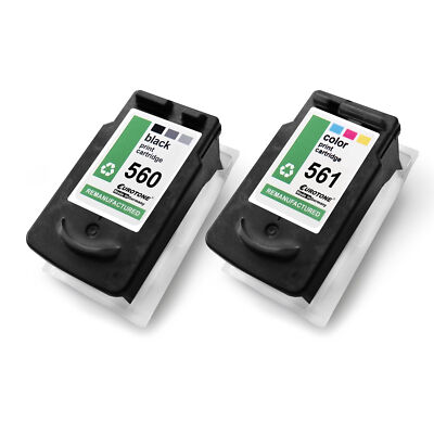 Canon PG560 PG560XL CL561 CL561XL Black Colour Ink Cartridges For PIXMA TS5350 E - Foto 2