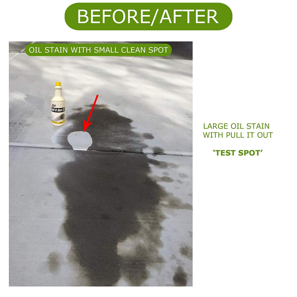 Chomp Pull It Out Oil/Stain Remover for Concrete Grease Remover for Garage Floor eBay