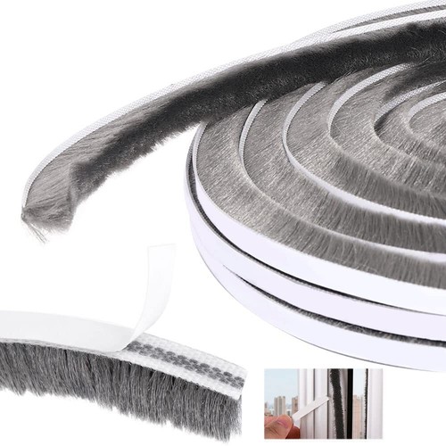 5M Tür Dichtungsband Dichtungsbürste Selbstklebend Bürstendichtung Tür Bürste... - Bild 9 von 9