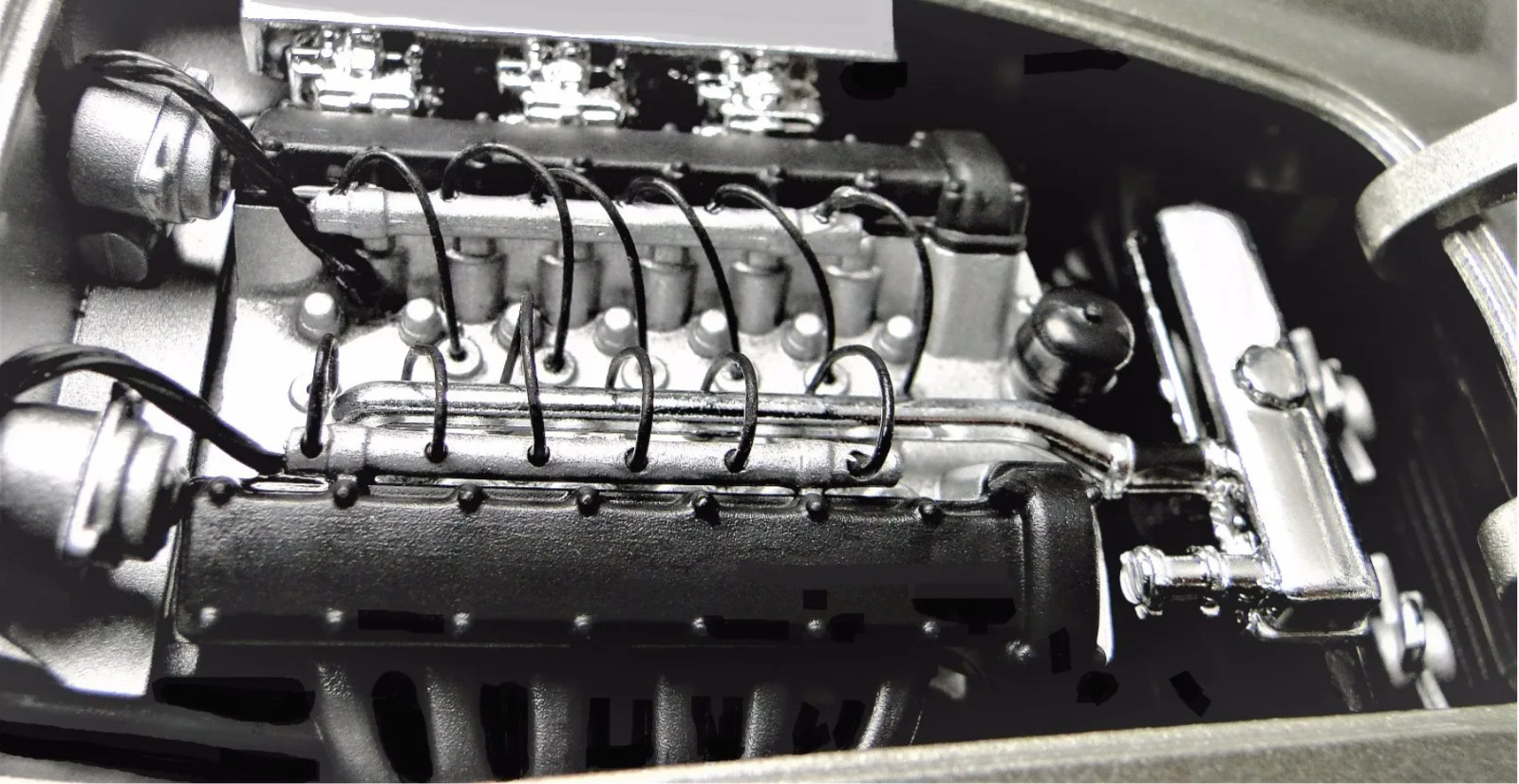1950s Ferrari Engine in Le Mans Race Car Custom Built Metal Body1:18SCALE MODEL