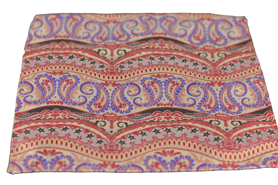 Lord R Colton Masterworks Pocket Square - Galapagos Red Silk - $75 New - Image 2 of 3